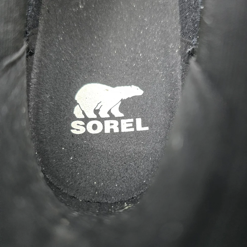 NWT Sorel Cate Chelsea Boots, Waterproof, Black Women's 8 - Picture 10 of 16